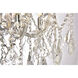 Maria Theresa 6 Light 24 inch Chrome Flush Mount Ceiling Light in Royal Cut