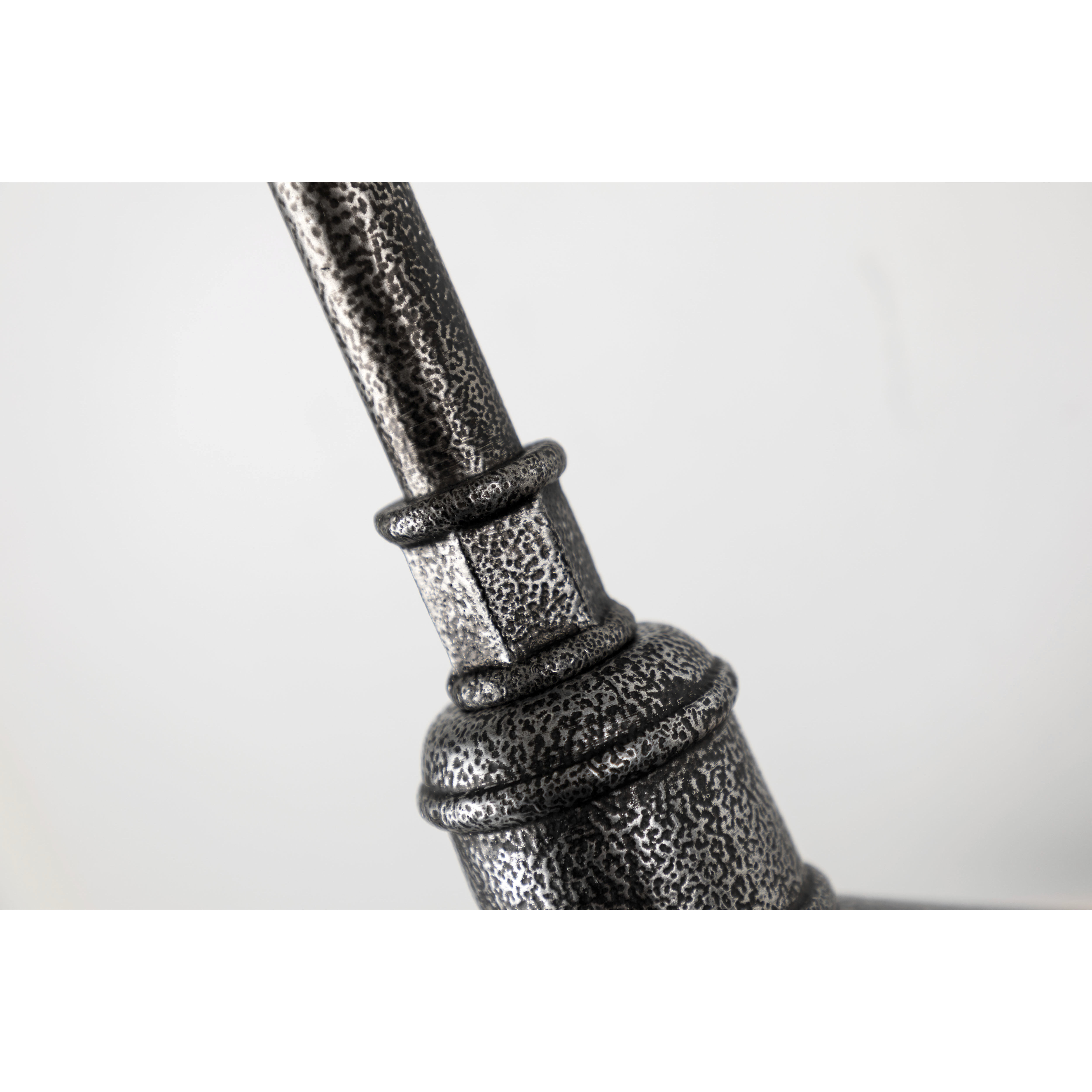 Toledo 1 Light 14 inch Old Silver Outdoor Pendant