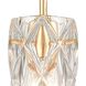 Jenning 1 Light 4 inch Parisian Gold Leaf Mini Pendant Ceiling Light