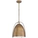 Alina 1 Light 13 inch Brass Pendant Ceiling Light