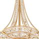Anastasia 6 Light 23 inch Lacquered Gold Chandelier Ceiling Light