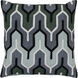 Aztec 22 inch Denim, Dark Green, Mauve Pillow Kit