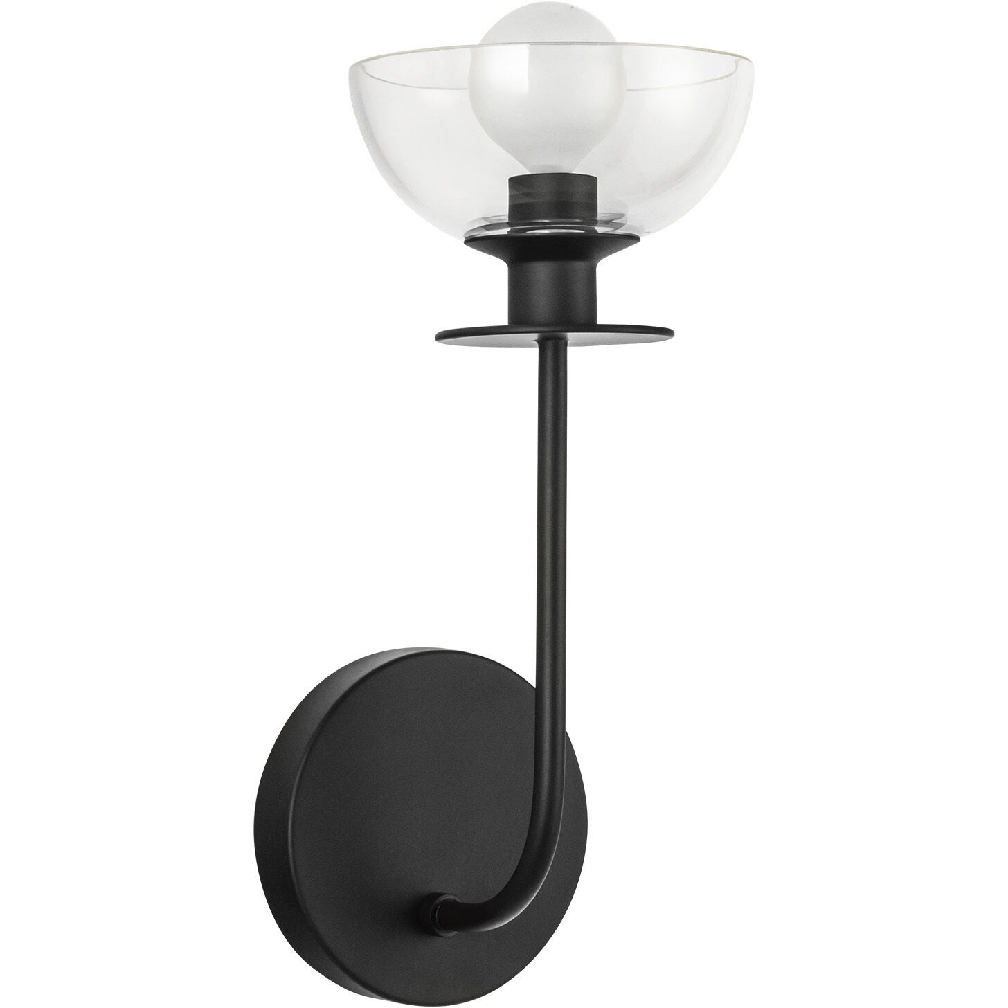Alora Mood Sylvia Wall/Vanity Light Wall Light in Matte Black