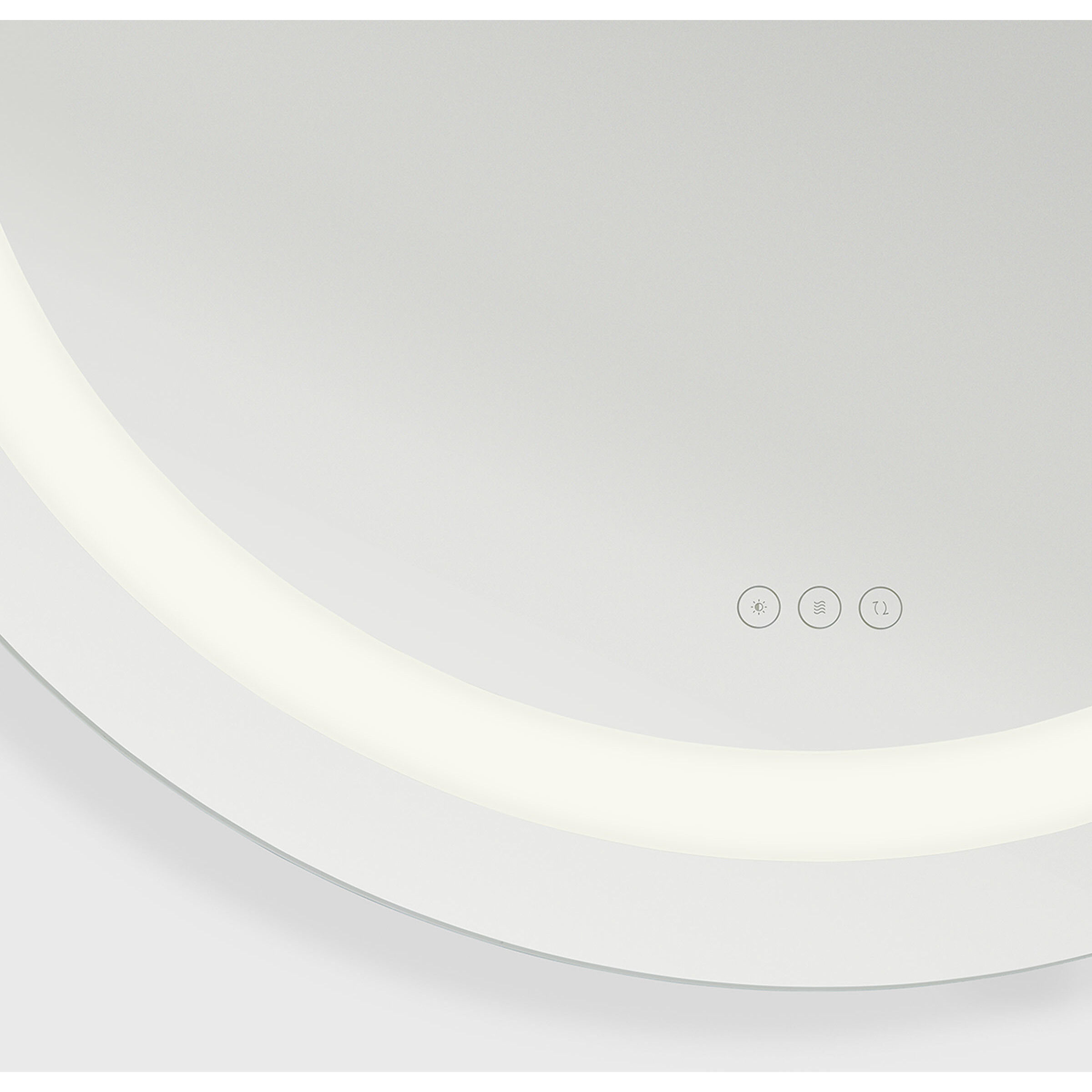 Mera 36 X 36 inch Might Bright White LED Wall Mirror