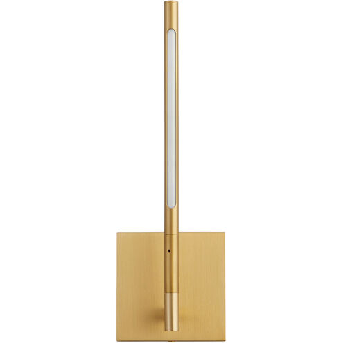 Palillos LED 4.75 inch Aged Brass Sconce Wall Light