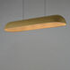 Wimbledon Linear Pendant Ceiling Light in Olive