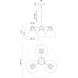 Alora Mood Archer 3 Light 25.13 inch Matte Black Chandelier Ceiling Light