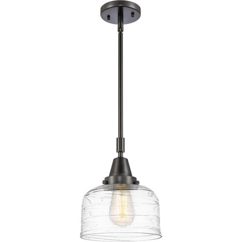 Franklin Restoration Bell 1 Light 12 inch Matte Black Mini Pendant Ceiling Light