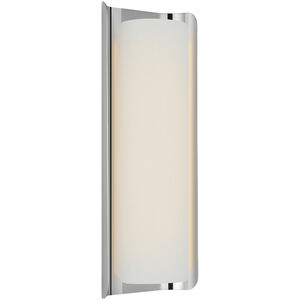 Windsor Smith Penumbra LED 6 inch Polished Nickel and Linen Sconce Wall Light