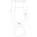 Alora Mood Marcel 1 Light 4.75 inch Matte Black Semi Flush Mount Ceiling Light