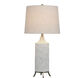 Waylon 32 inch 150.00 watt Aged White Table Lamp Portable Light