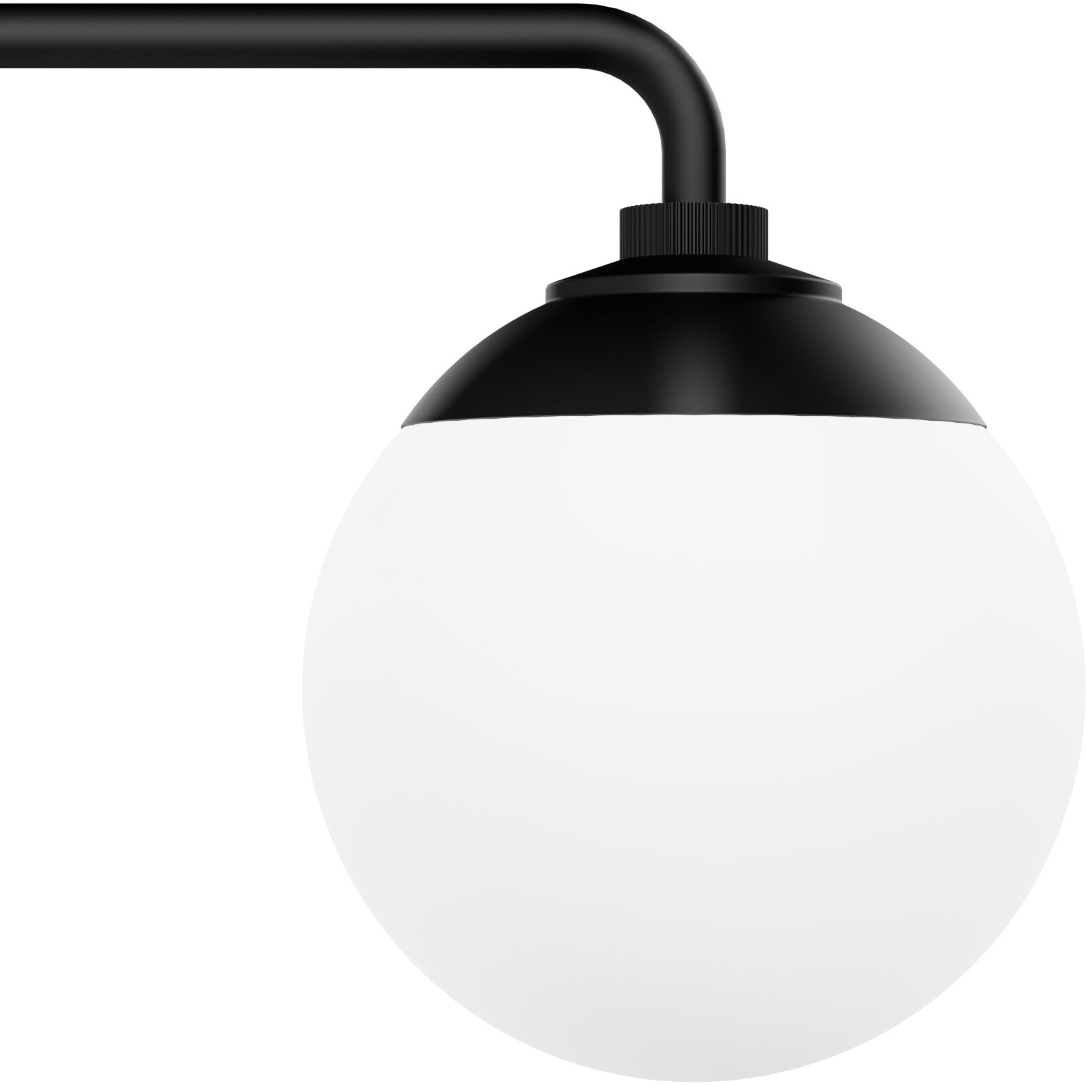 Hepburn 3 Light 25 inch Matte Black Vanity Light Wall Light