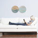 Horizons 2962 Multi and Orange and Blue and Metallic Wall Sculpture, The Studio