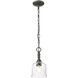 Keating Pendant Ceiling Light in Antique Black Iron