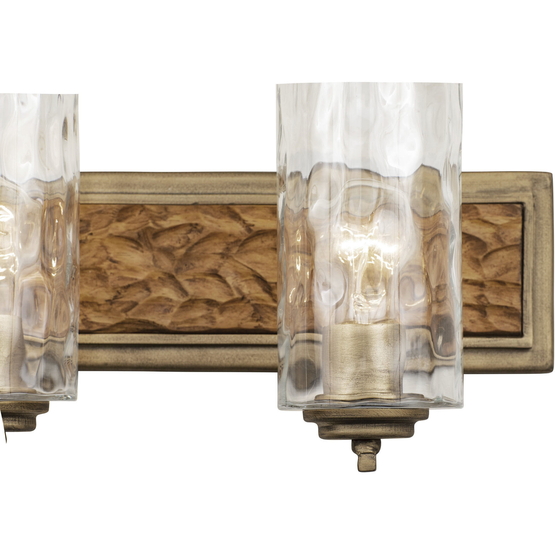 Hammer Time 2 Light 17 inch Havana Gold/Cinnamon Bath Vanity Wall Light