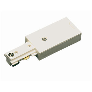 Cal Track White Live End Connector Ceiling Light
