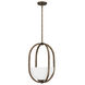 Calluna 1 Light 14.5 inch Statuary Bronze Pendant Ceiling Light