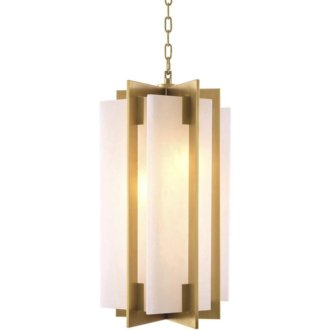 Lugano 5 Light 15.75 inch Antique Brass with Alabaster Chandelier Ceiling Light