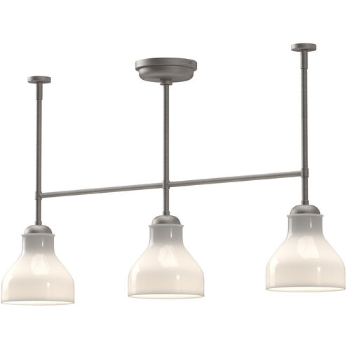 Alora Mood Westlake 3 Light 33.88 inch Brushed Nickel Linear Pendant Ceiling Light