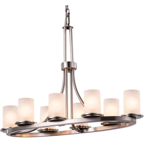 Fusion 8 Light 16 inch Brushed Nickel Chandelier Ceiling Light