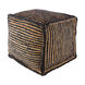 Perth Ink/Tan Pouf