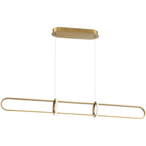 Berkley Linear Chandelier Ceiling Light in Gold
