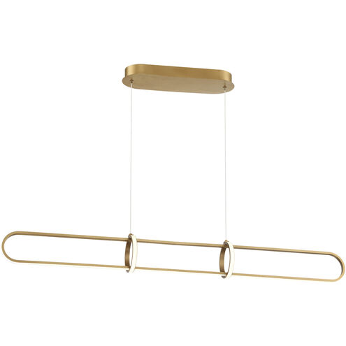 Berkley Linear Chandelier Ceiling Light in Gold
