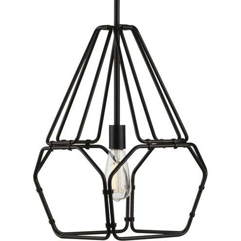 Ballinger 1 Light 12.5 inch Matte Black Pendant Ceiling Light