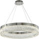 Canada LED 32 inch Chrome Chandelier Ceiling Light