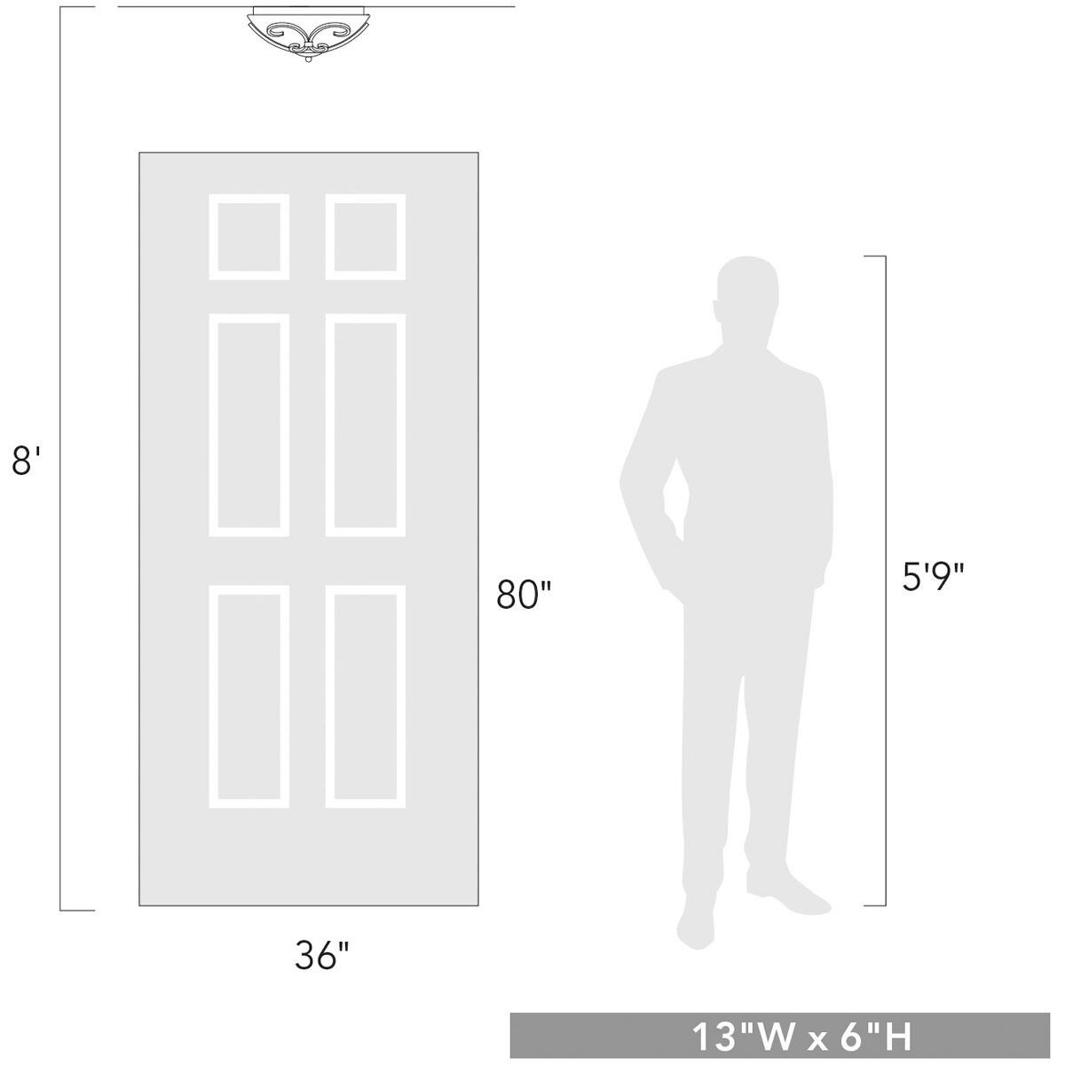 Madera 3 Light 13 inch Black Iron Flush Mount Ceiling Light, Damp