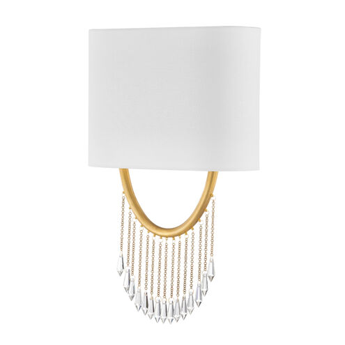 Francesca 2 Light 12 inch Vintage Brass ADA Wall Sconce Wall Light