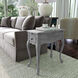 Croydon One Drawer with Pullout Side Table in Gray