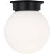 Kelly by Kelly Wearstler Nodes 1 Light 24 inch Midnight Black Flush Mount Ceiling Light