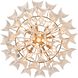 Chateau 13 Light 31.5 inch Satin Brass Pendant Ceiling Light