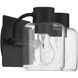 Rori 2 Light 12.38 inch Flat Black Vanity Light Wall Light