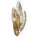 Fern 3 Light 11.5 inch Modern Gold Wall Sconce Wall Light