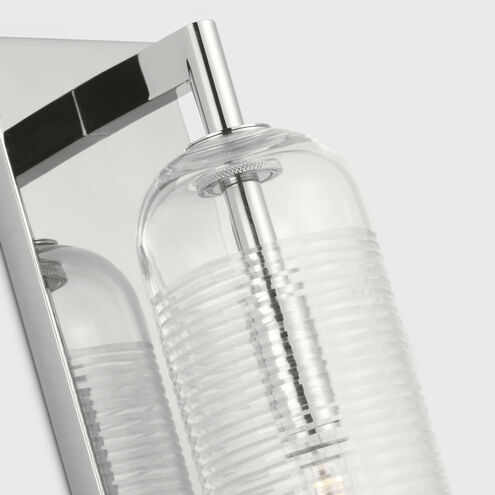 Sean Lavin Leano Sconce Wall Light in Polished Nickel