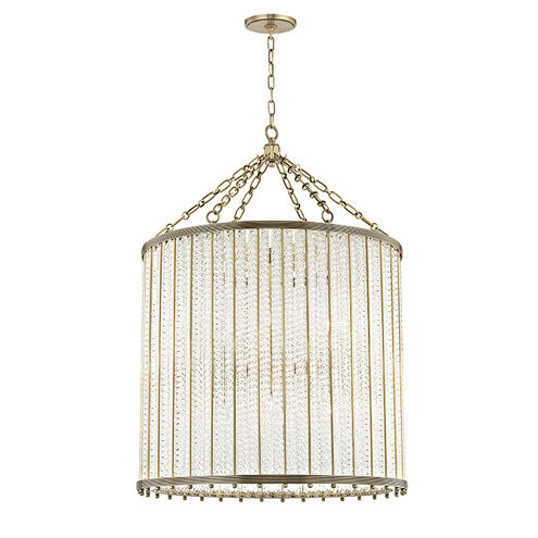 Shelby Pendant Ceiling Light in Aged Brass