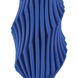 Blue Pleat 13.75 X 6.75 inch Vase, Medium