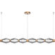 Aalto Mandrel 6 Light 7.50 inch Island Light