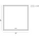 Nixon 32 X 32 inch Anodized Gold LED Mirror
