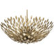 Merylmint 8 Light 28 inch Painted Aged Brass Indoor Pendant Ceiling Light