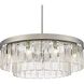 Ciara 27 inch 60.00 watt Peruvian Silver Chandelier Ceiling Light