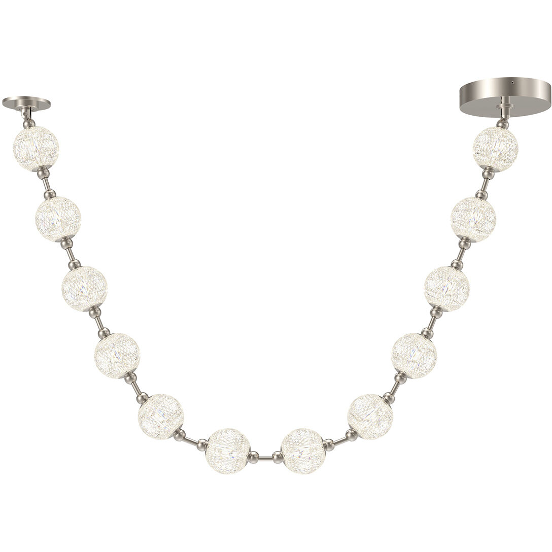 Marni Pendant Ceiling Light in Polished Nickel