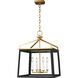 C&M by Chapman & Myers Carlow 4 Light 18.00 inch Chandelier