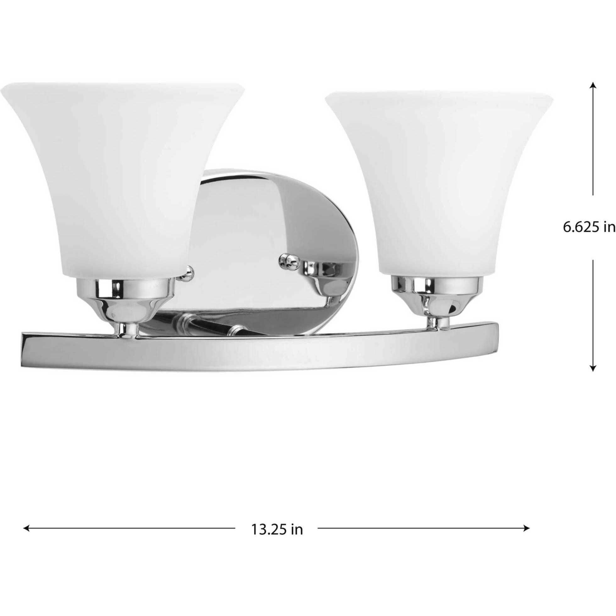 Adorn 2 Light 13.25 inch Polished Chrome Bath Vanity Wall Light
