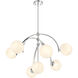 Marias 7 Light 32 inch Polished Chrome Chandelier Ceiling Light
