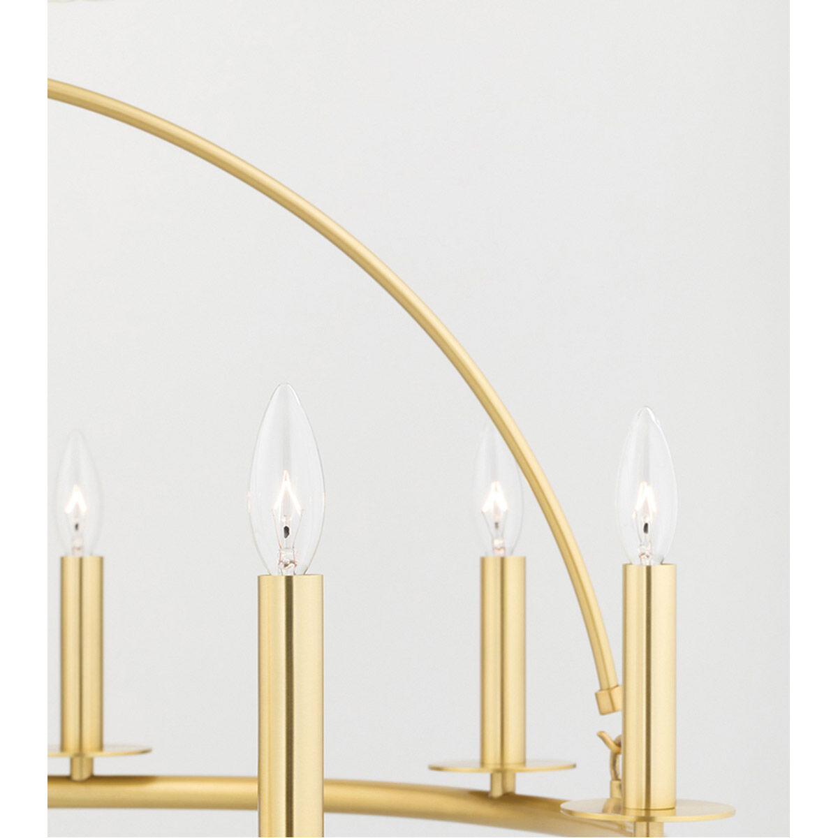 Howell 12 Light 47 inch Aged Brass Chandelier Ceiling Light