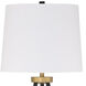 Bejamin 61 inch 60 watt Painted Black and Painted Gold Floor Lamp Portable Light