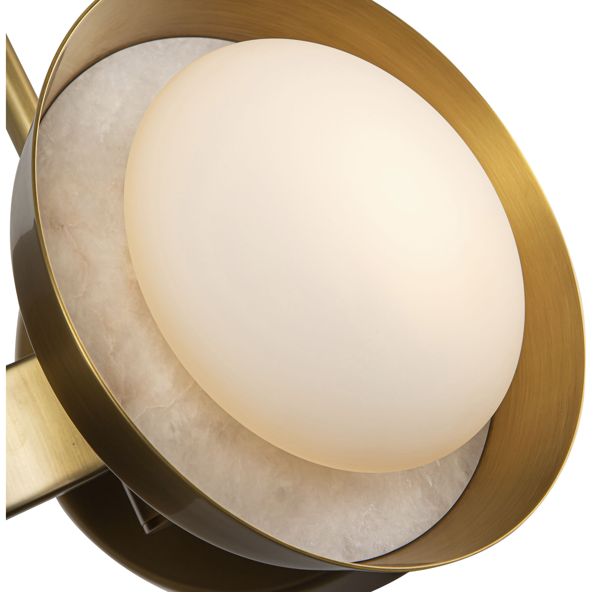 Alonso Pendant Ceiling Light in Vintage Brass